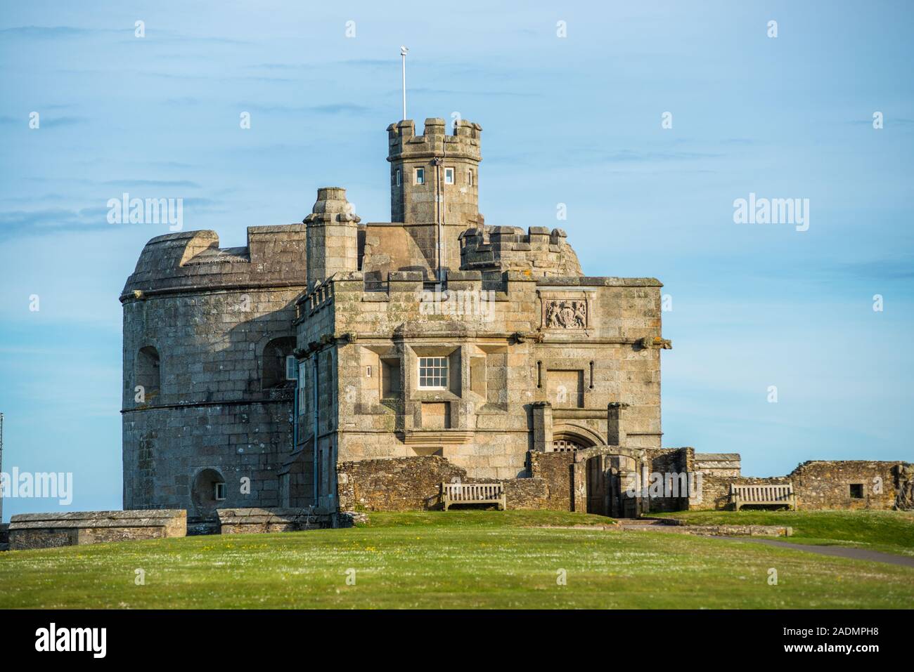 Le Château de Pendennis, Falmouth, Cornwall, Angleterre, Royaume-Uni Banque D'Images