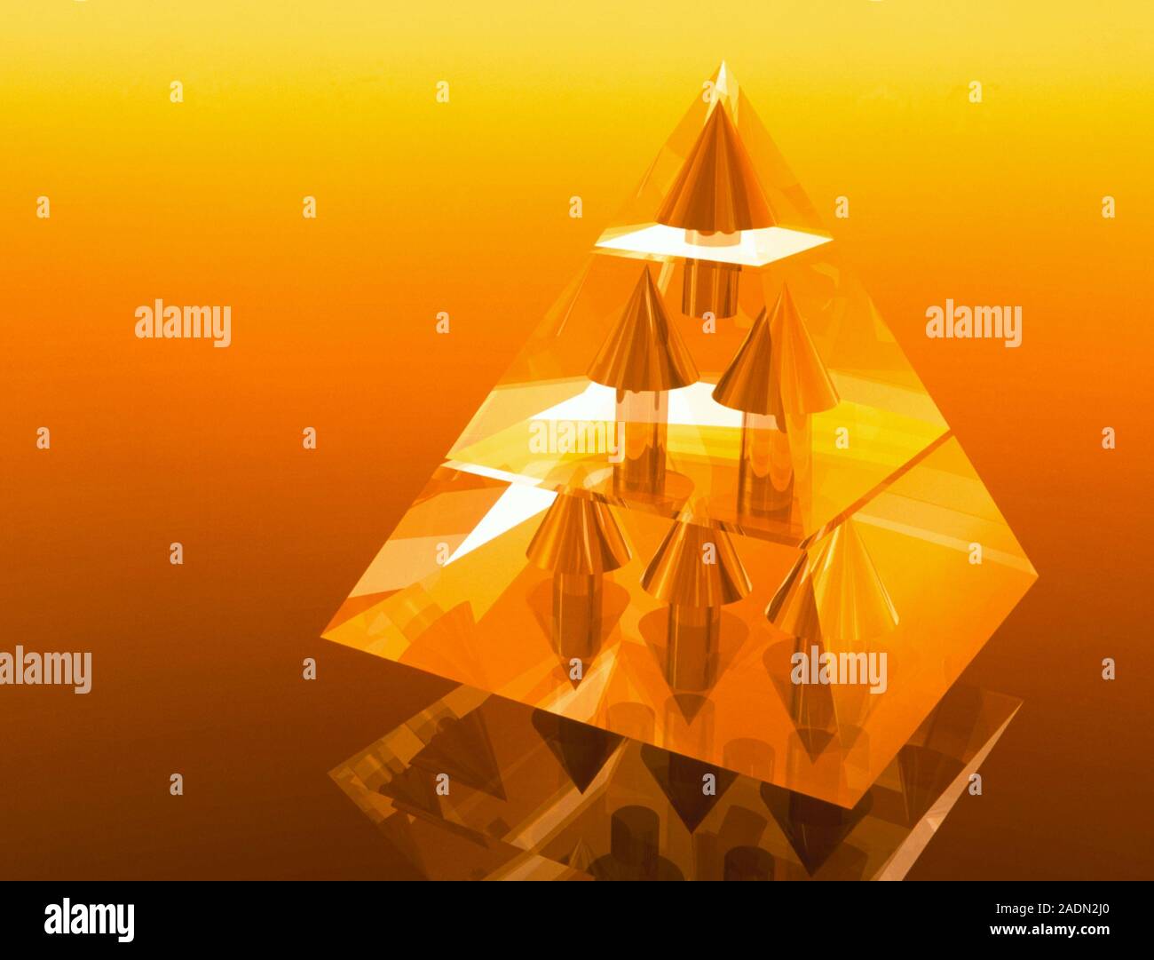 Pyramide. Illustration d