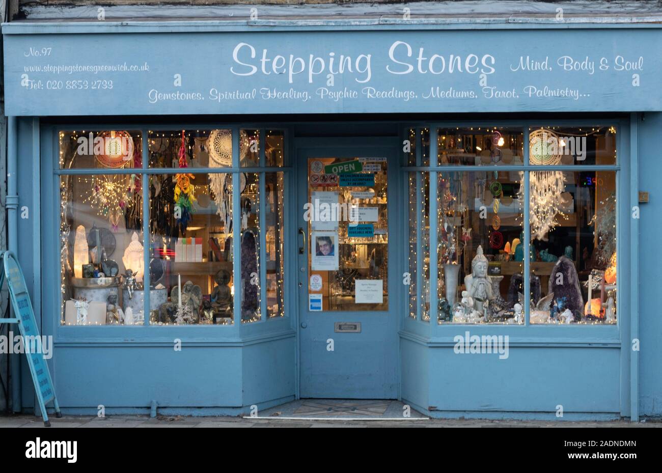 Stepping Stones Greenwich Banque D'Images
