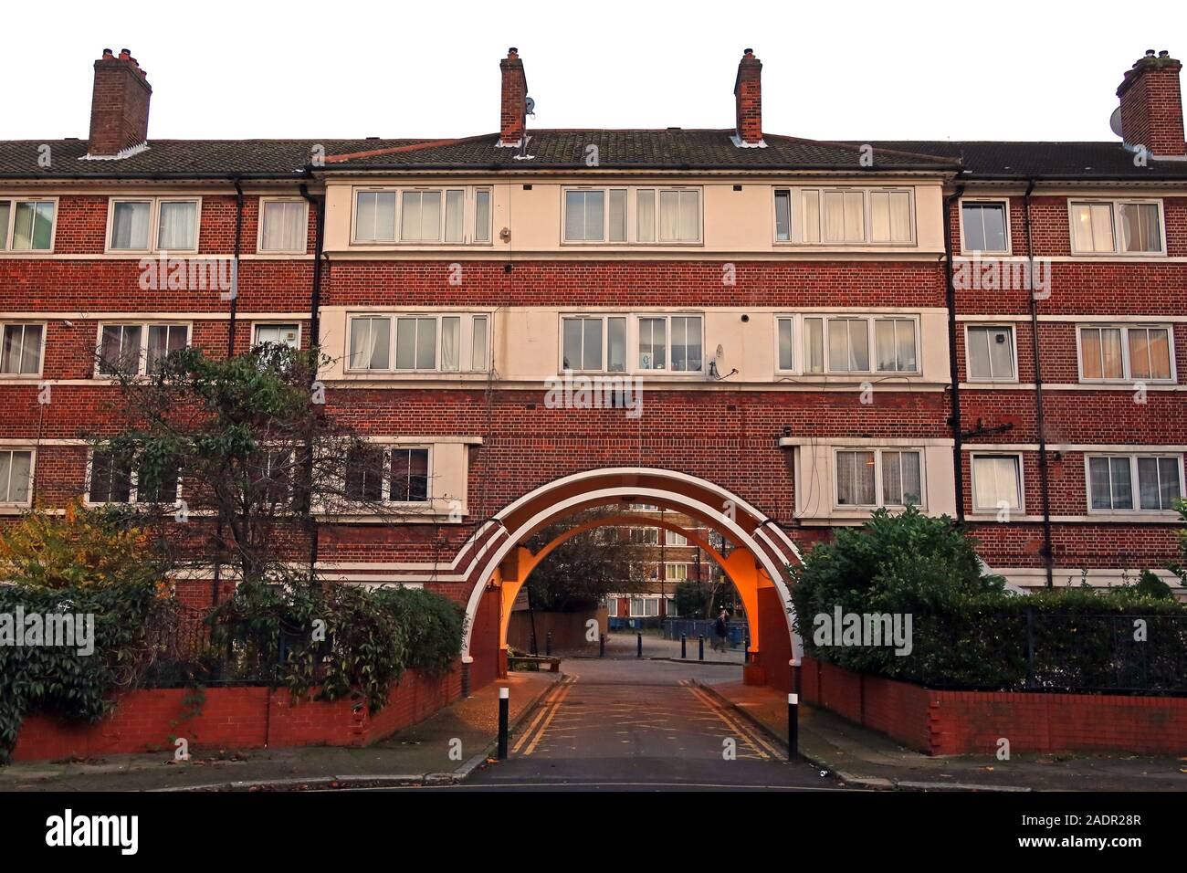 Arnold Estate, 142-179,Druid Street, Bermondsey, Southwark Council, South London, Angleterre, Royaume-Uni, SE1 2EY Banque D'Images