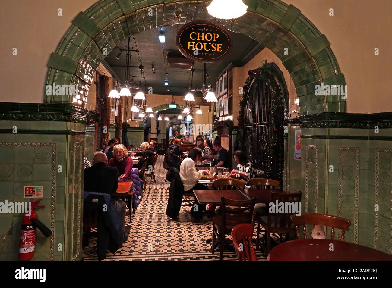 M. Thomas's Chop House Interior, James Binney House, 52 Cross St, Manchester, Angleterre, Royaume-Uni, M2 7AR Banque D'Images