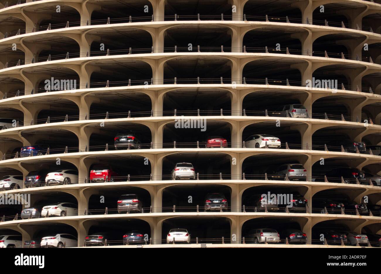 Complexe de bâtiments Marina City à Chicago, Illinois Banque D'Images