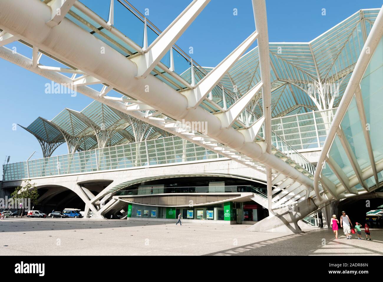 Estação do Oriente, Parque das Nações, Lisbonne, Portugal Banque D'Images