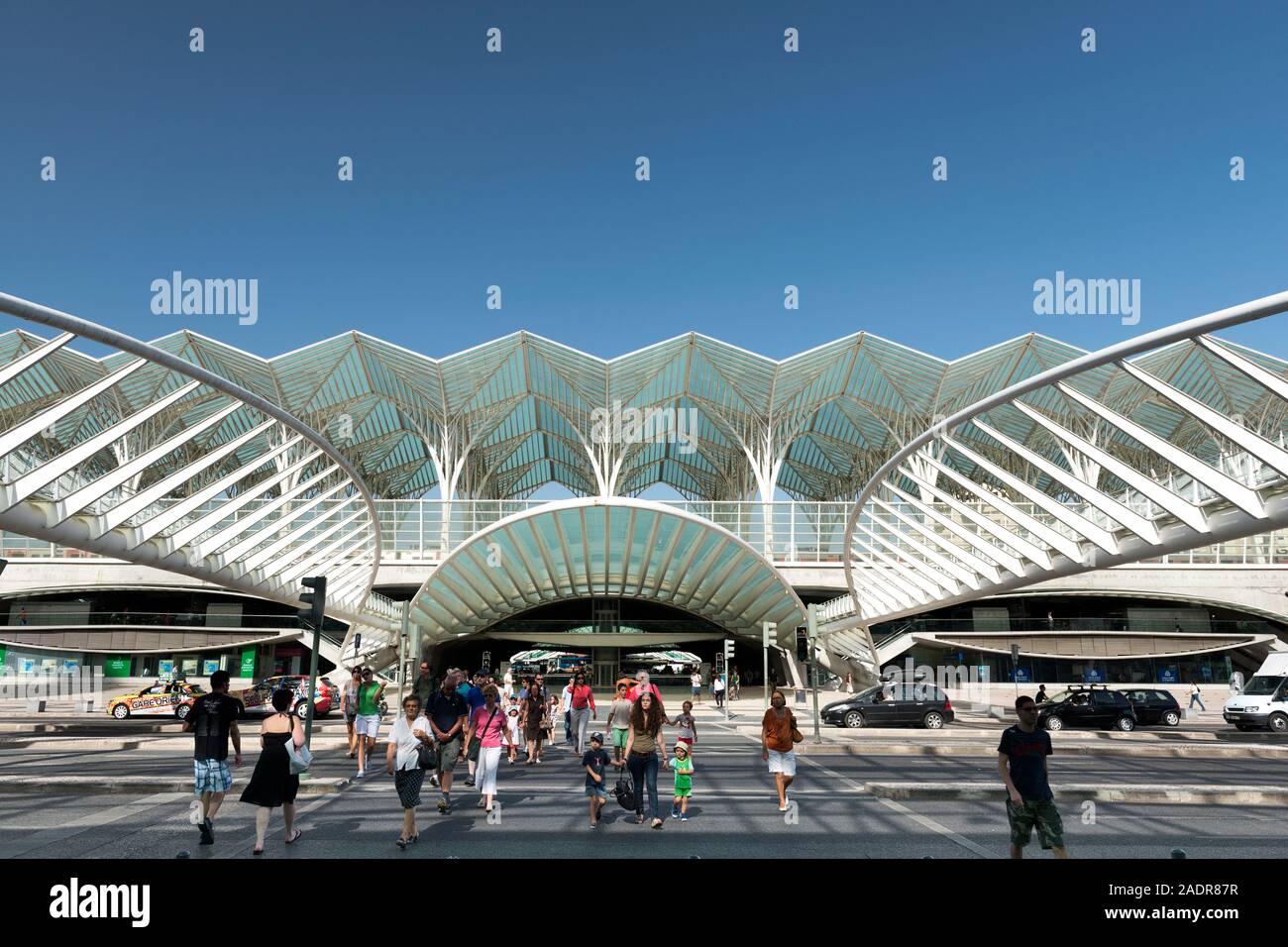 Estação do Oriente, Parque das Nações, Lisbonne, Portugal Banque D'Images