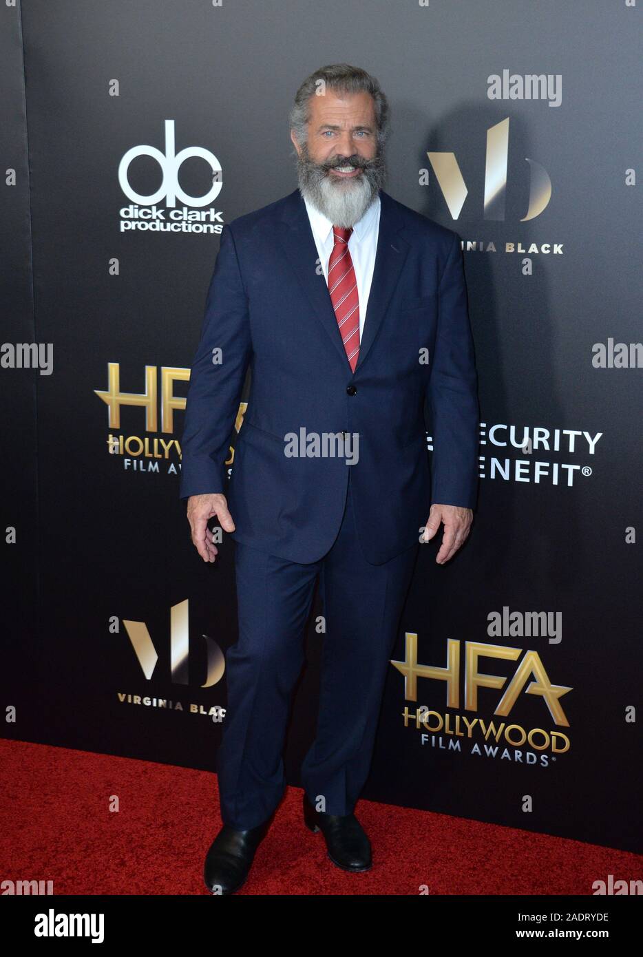 Los Angeles, CA. 6 novembre 2016 : l'acteur et réalisateur Mel Gibson au 2016 Hollywood Film Awards au Beverly Hilton Hotel. © 2016 Paul Smith / Featureflash Banque D'Images