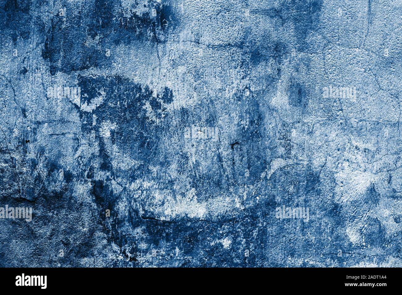 Vieux Mur délabré texturé bleu fond antique, Banque D'Images