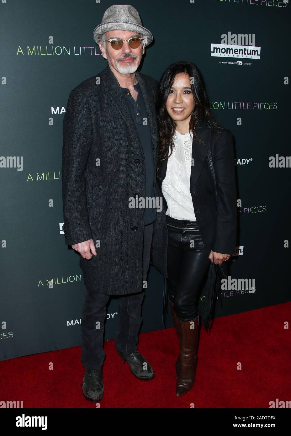 West Hollywood, États-Unis. 08Th Nov, 2019. WEST HOLLYWOOD, LOS ANGELES, CALIFORNIE, USA - 04 DÉCEMBRE : Billy Bob Thornton et Connie Angland arrivent à la Los Angeles Projection spéciale de Momentum Pictures' 'A Million Little Pieces" tenue à l'hôtel London West Hollywood à Los Angeles le 4 décembre 2019 à West Hollywood, Los Angeles, Californie, États-Unis. (Photo par Xavier Collin/Image Crédit : Agence de Presse) L'agence de presse Image/Alamy Live News Banque D'Images