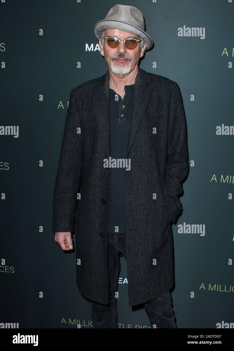 WEST HOLLYWOOD, LOS ANGELES, CALIFORNIE, USA - 04 DÉCEMBRE : l'acteur Billy Bob Thornton arrive à la Los Angeles Projection spéciale de Momentum Pictures' 'A Million Little Pieces" tenue à l'hôtel London West Hollywood à Los Angeles le 4 décembre 2019 à West Hollywood, Los Angeles, Californie, États-Unis. (Photo par Xavier Collin/Image Press Office) Banque D'Images
