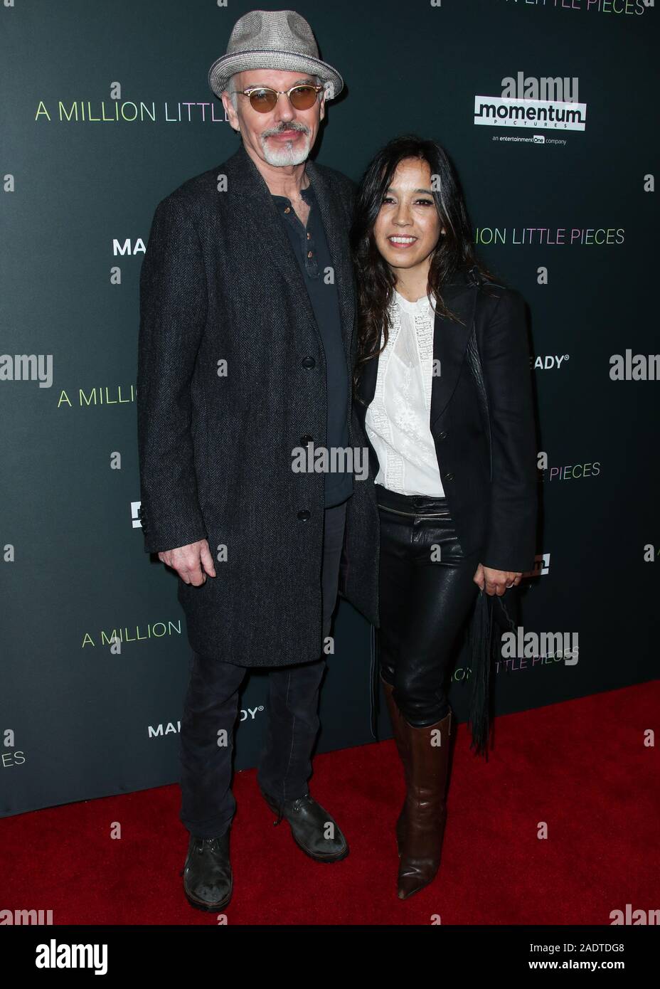 West Hollywood, États-Unis. 08Th Nov, 2019. WEST HOLLYWOOD, LOS ANGELES, CALIFORNIE, USA - 04 DÉCEMBRE : Billy Bob Thornton et Connie Angland arrivent à la Los Angeles Projection spéciale de Momentum Pictures' 'A Million Little Pieces" tenue à l'hôtel London West Hollywood à Los Angeles le 4 décembre 2019 à West Hollywood, Los Angeles, Californie, États-Unis. (Photo par Xavier Collin/Image Crédit : Agence de Presse) L'agence de presse Image/Alamy Live News Banque D'Images