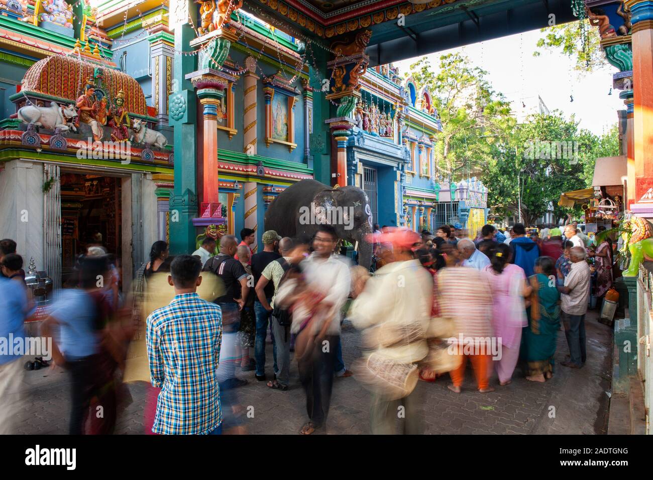 Rhône-Alpes, France -Janvier 2016 : Temple Manakula Vinayagar Temple Banque D'Images