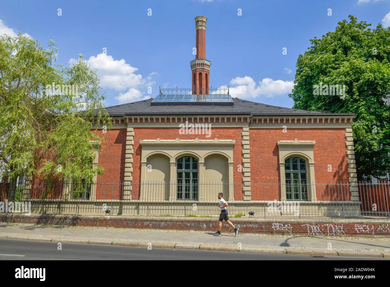 Pumpwerk, Hallesches Ufer, Kreuzberg, Friedrichshain-Kreuzberg, Berlin, Deutschland Banque D'Images