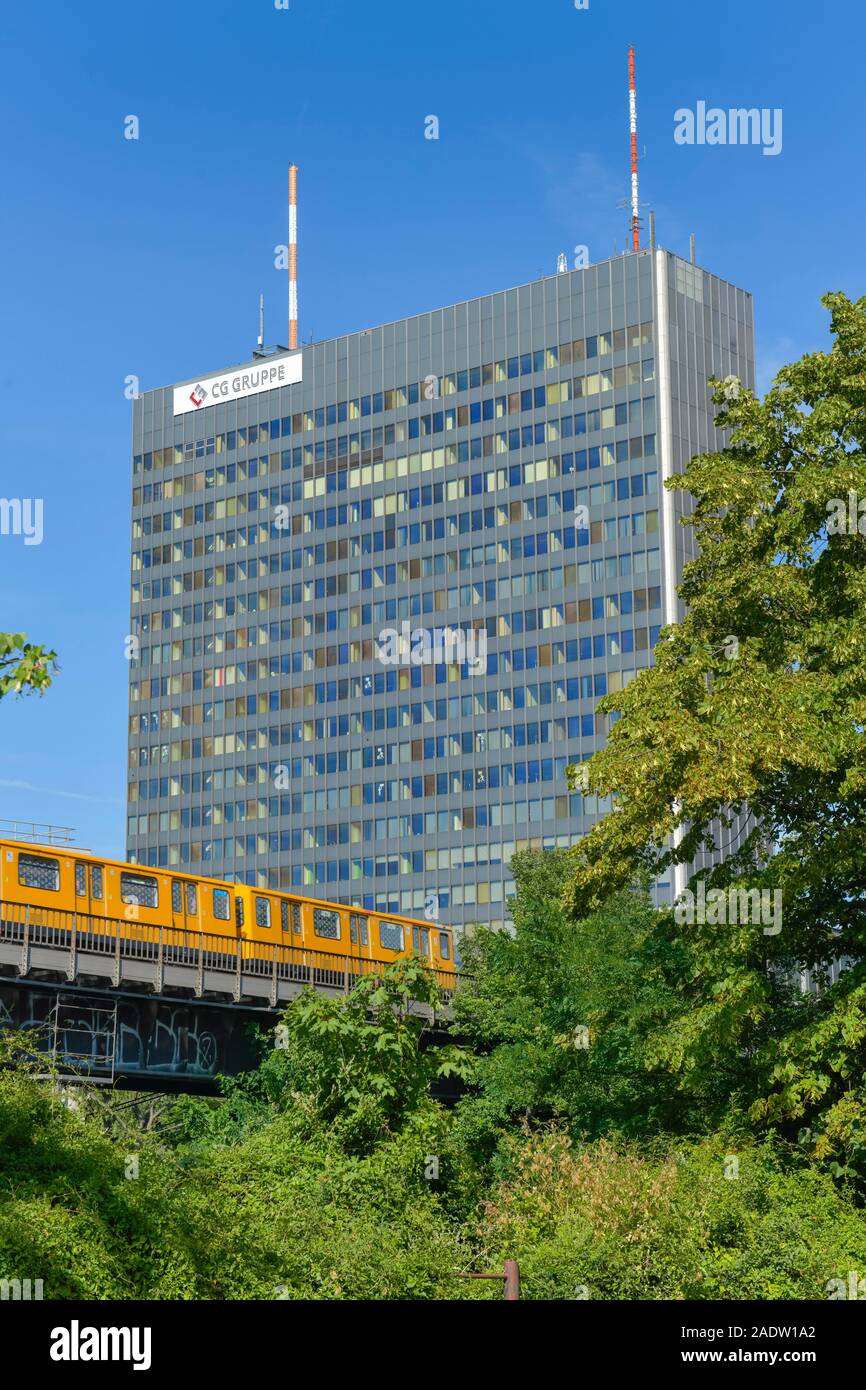 Postbank Hochhaus, Hallesches Ufer, Kreuzberg, Friedrichshain-Kreuzberg, Berlin, Deutschland Banque D'Images