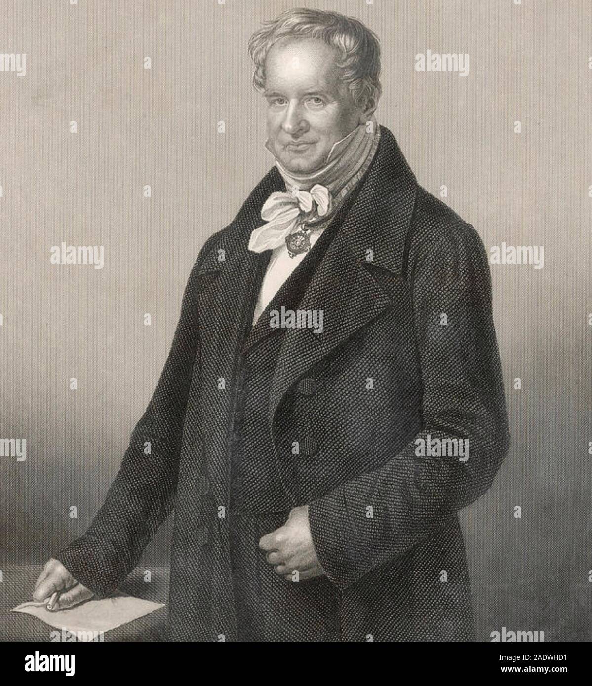 ALEXANDER VON HUMBOLDT (1769-1859) Explorateur Prussien Banque D'Images