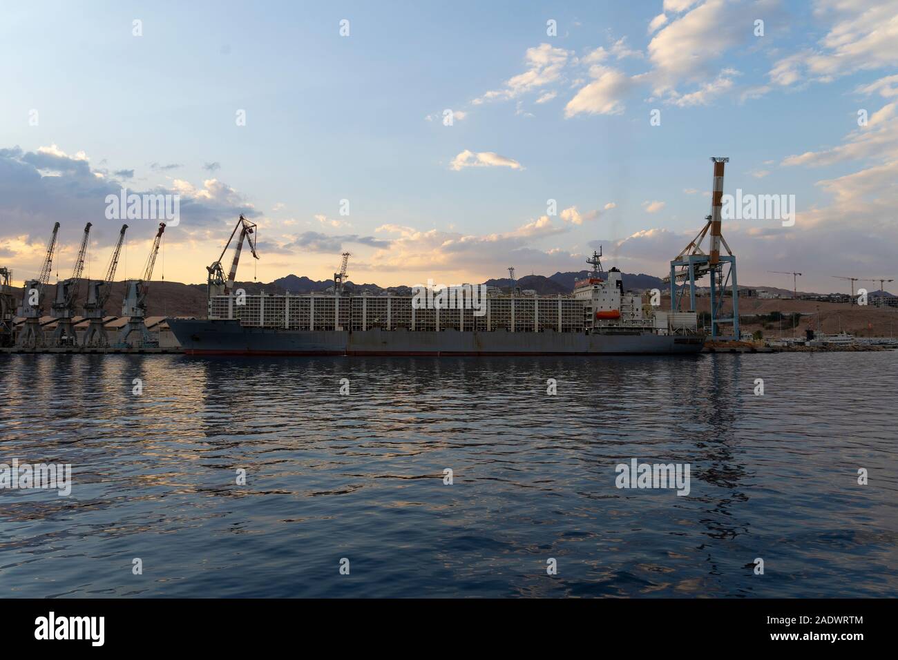 Port D'Eilat Banque D'Images