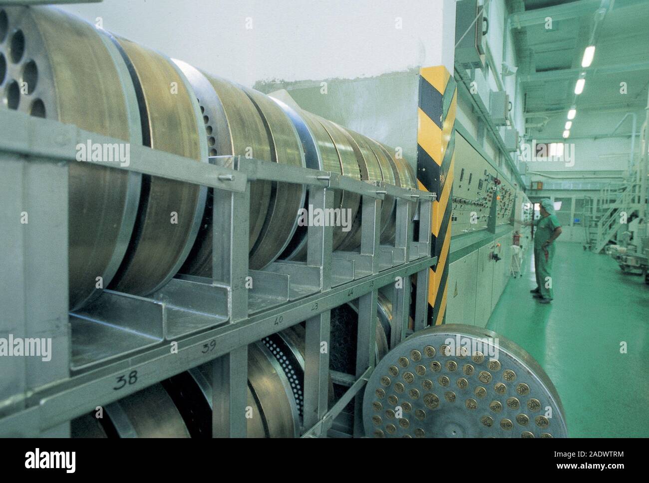 L'Italie, les Abruzzes, Fara San Martino, pasta factory 'delverde» Banque D'Images