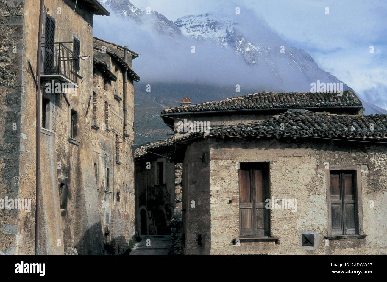 L'Italie, les Abruzzes, rosciolo Sirente Velino, parc, velino mountain Banque D'Images