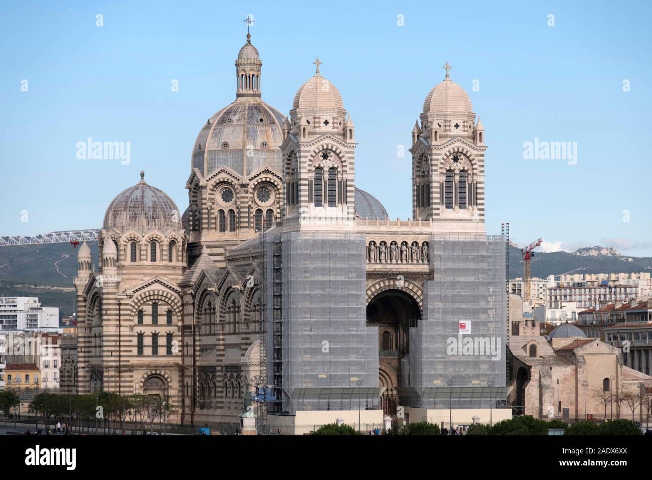 Cathédrale La Major - Cathédrale Sainte-Marie-Majeure de Marseille, France, Europe Banque D'Images