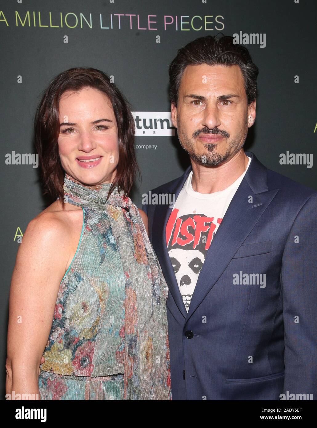 4 décembre 2019, West Hollywood, Californie, USA : Juliette Lewis, le batteur Brad Wilk. Projection spéciale de Momentum Pictures d'un million de petits morceaux qui s'est tenue à l'hôtel de Londres. (Crédit Image : © F. S/AdMedia via Zuma sur le fil) Banque D'Images