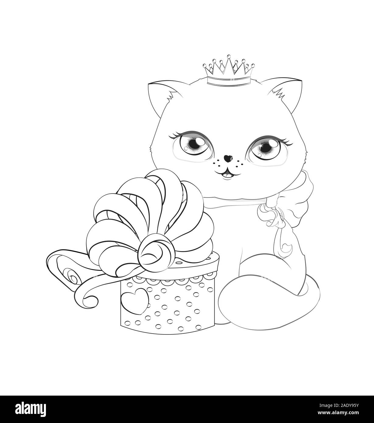 Petite Princesse Coloriage Bebe Chat En Cadeau Avec La Couronne Photo En Dessin A La Main Style Pour Douche De Bebe Carte De Vœux Invitation A Une Fete Mode Clo Image Vectorielle Petite Princesse Coloriage Bebe Chat En Cadeau Avec La Couronne Photo En Dessin A La Main Style Pour Douche De Bebe Carte De Vœux Invitation A Une Fete Mode Clo Image Vectorielle