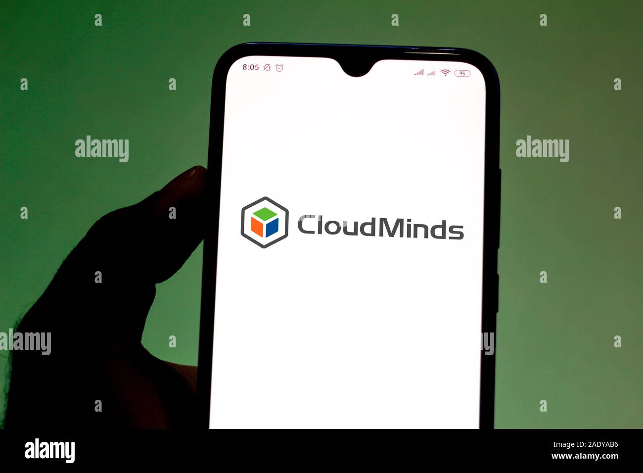 Le 5 décembre 2019, Brésil : Dans cette photo illustration le CloudMinds logo est vu affichée sur un smartphone. (Crédit Image : © Rafael Henrique/SOPA des images à l'aide de Zuma sur le fil) Banque D'Images