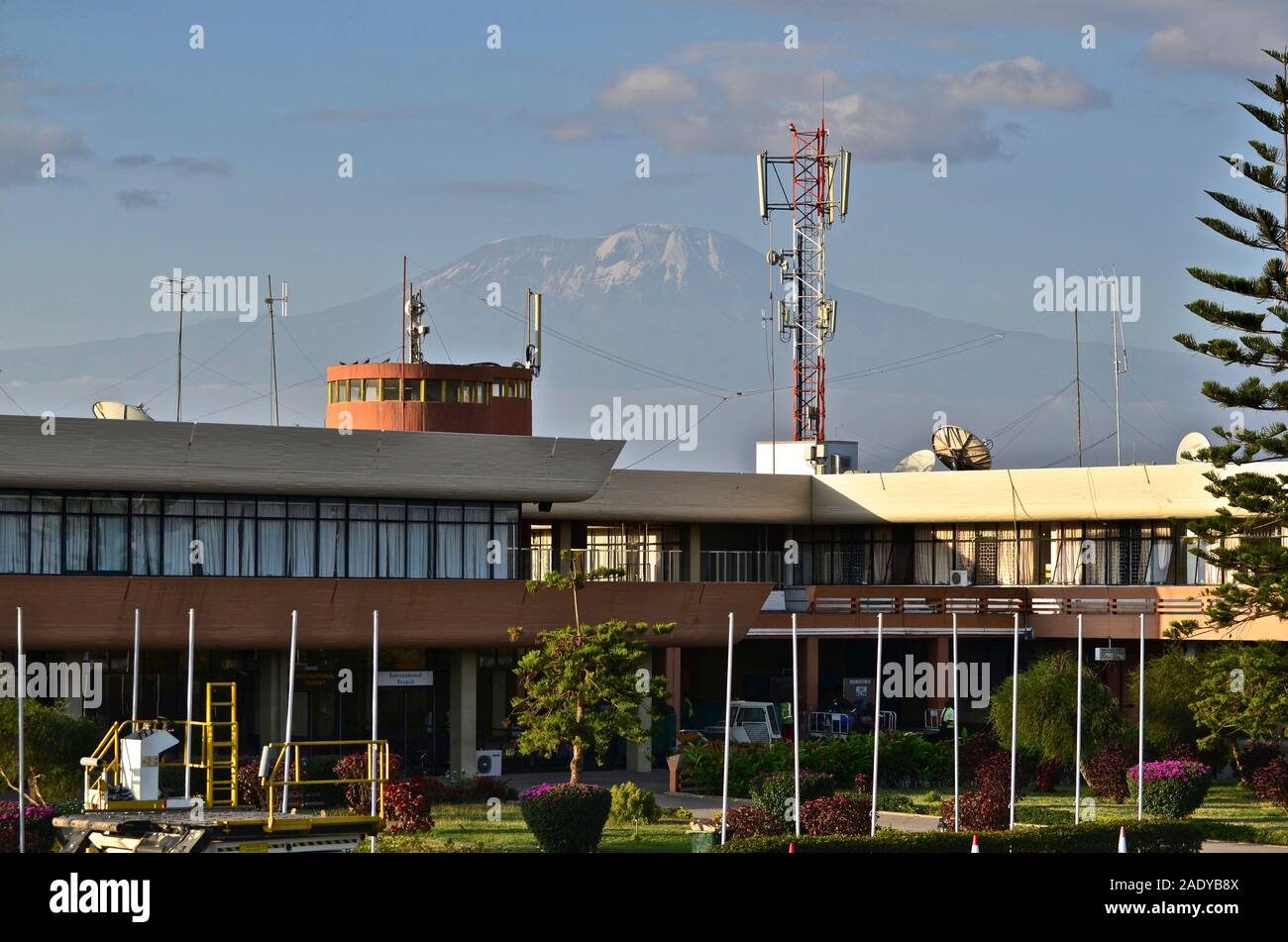 L'aéroport international de Kilimanjaro JRO, Arusha, Tanzanie Banque D'Images