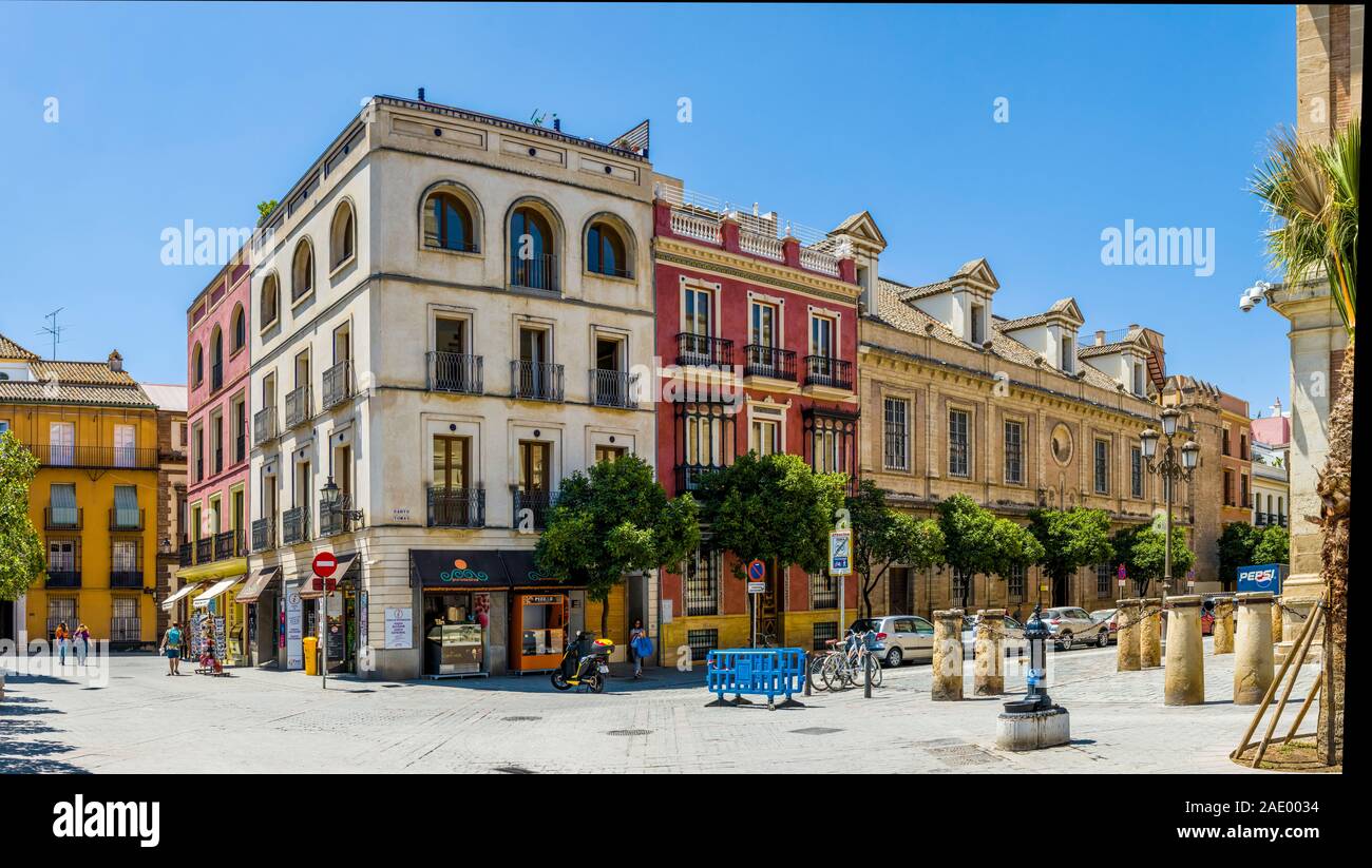 Dans Séville Andalousie Espagne Banque D'Images