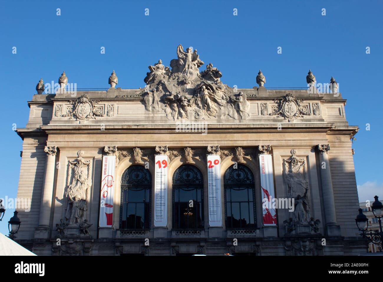 L'Opéra de Lille, Place du Théâtre Lille France Banque D'Images