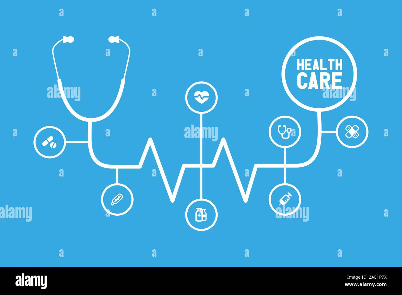 Conception en ligne santé télévision infographie bannière. Illustration de Vecteur