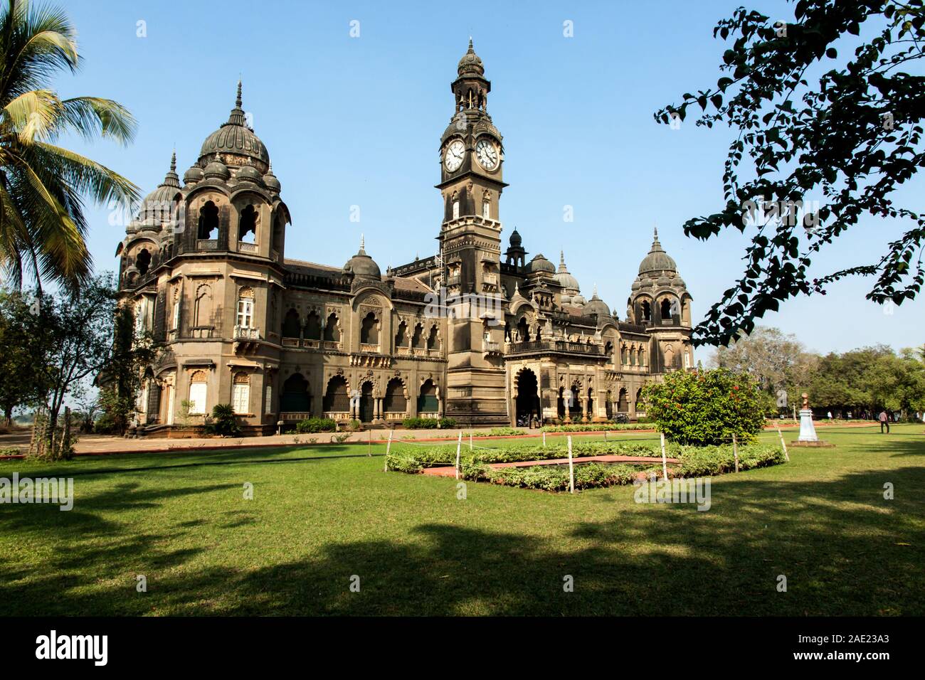 New Palace, Maharaja Palace, Kolhapur, Maharashtra, Inde, Asie Banque D'Images