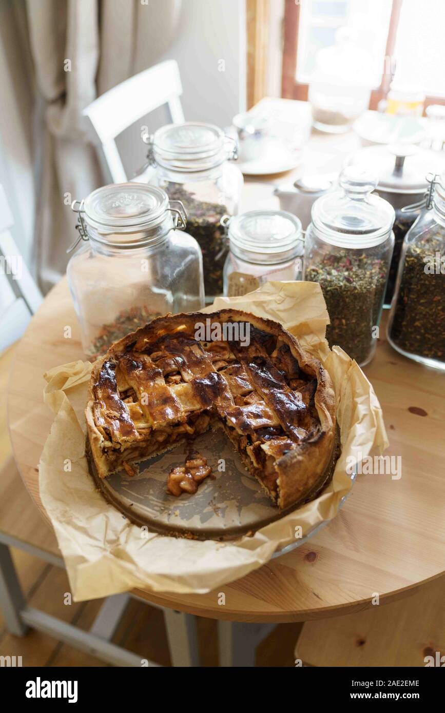 Tarte Aux Pommes Hollandaises Amsterdam Photo Stock Alamy