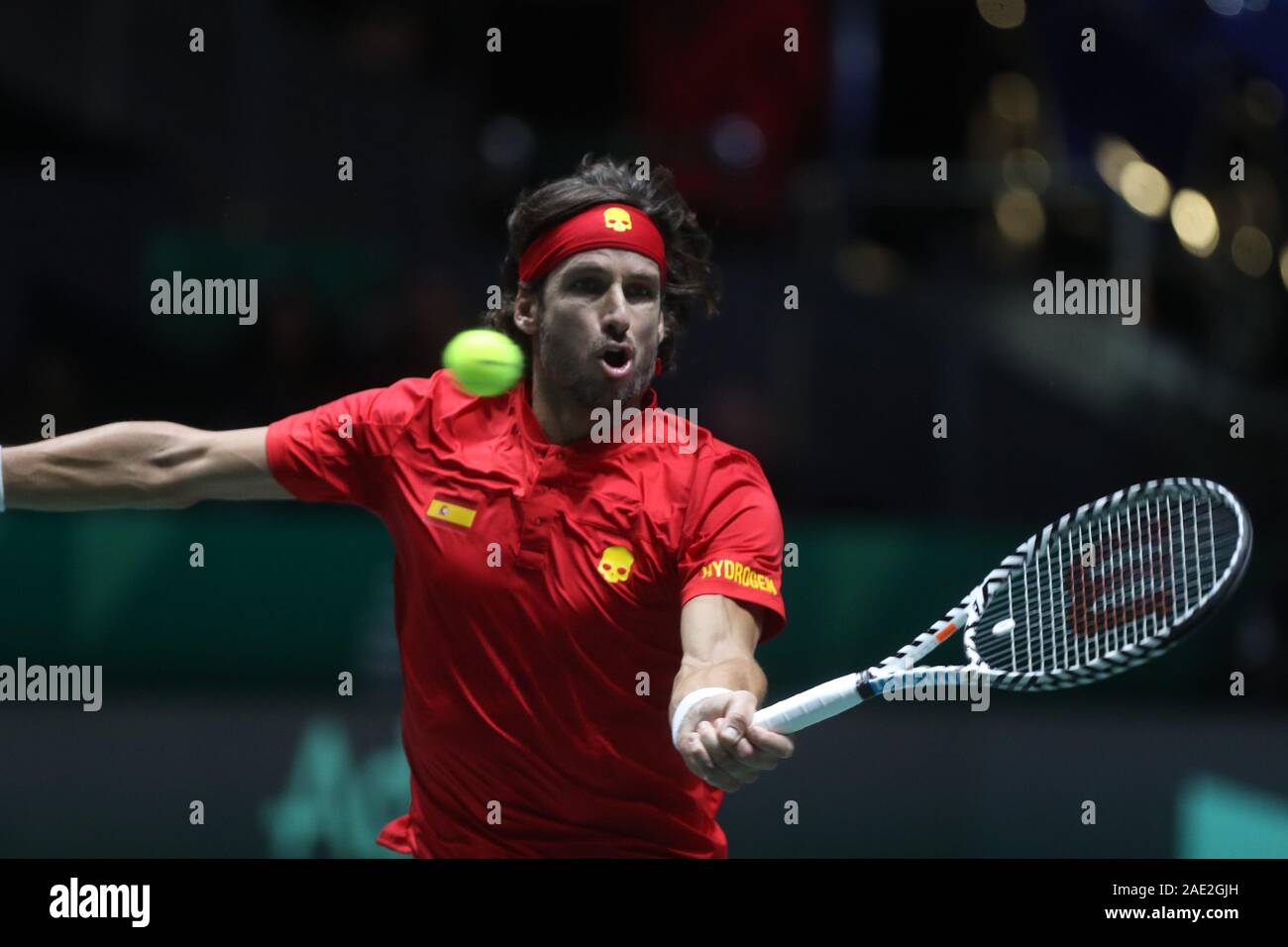 Feliciano López de l'Espagne pendant la Coupe Davis 2019 Tennis, finale de Madrid le 18 novembre 2019 à 24, 2019 à la Caja Magica de Madrid, Espagne - Photo Laurent Lairys / DPPI Banque D'Images