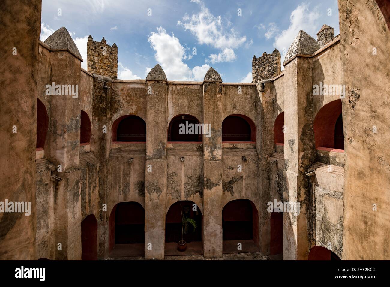 Couvent de San Bernardino de Sienne, Valladolid, Yucatan, Mexique Banque D'Images