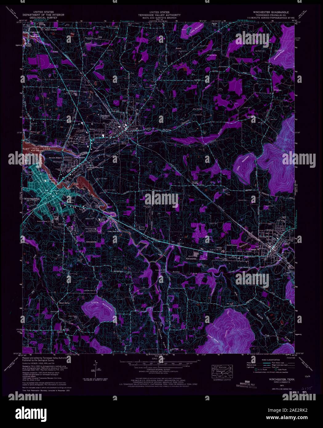 Winchester tennessee Banque de photographies et d’images à haute