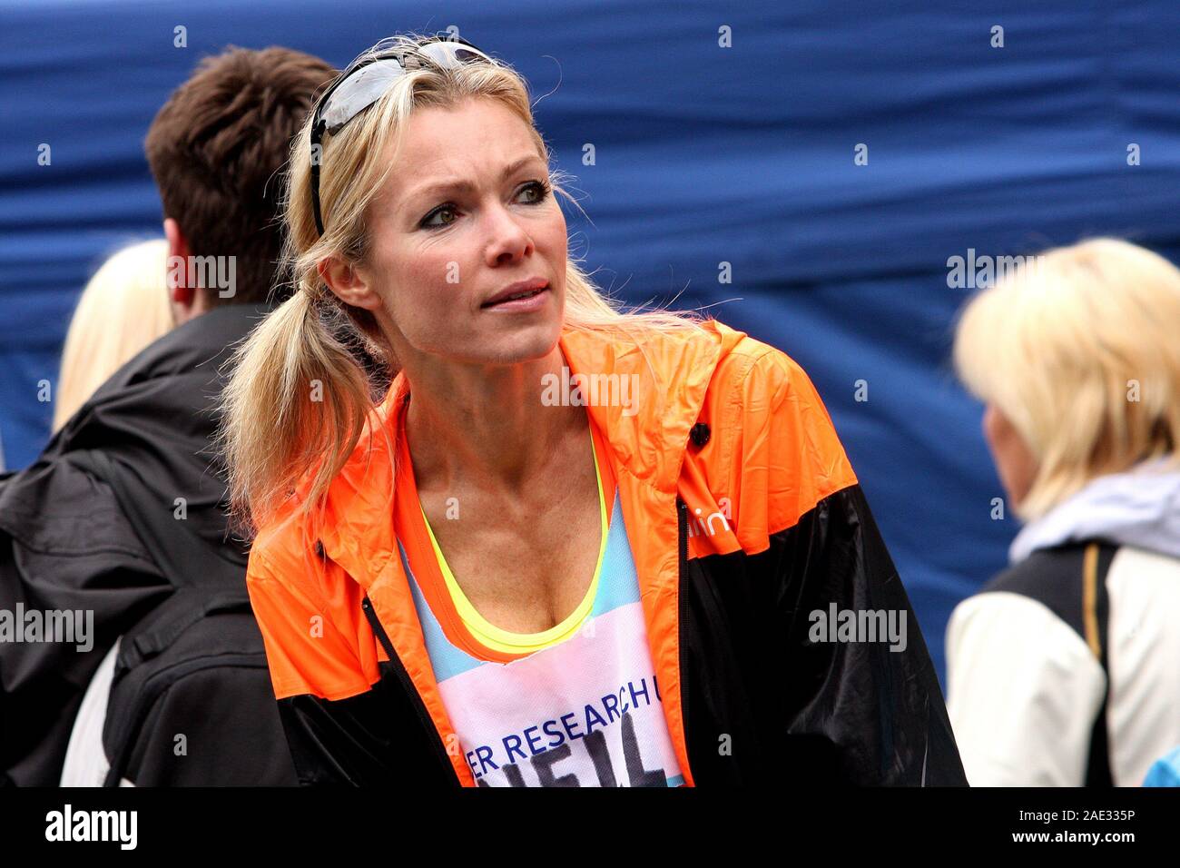 Nell McAndrew, Bupa Great Manchester Run 2012 Banque D'Images