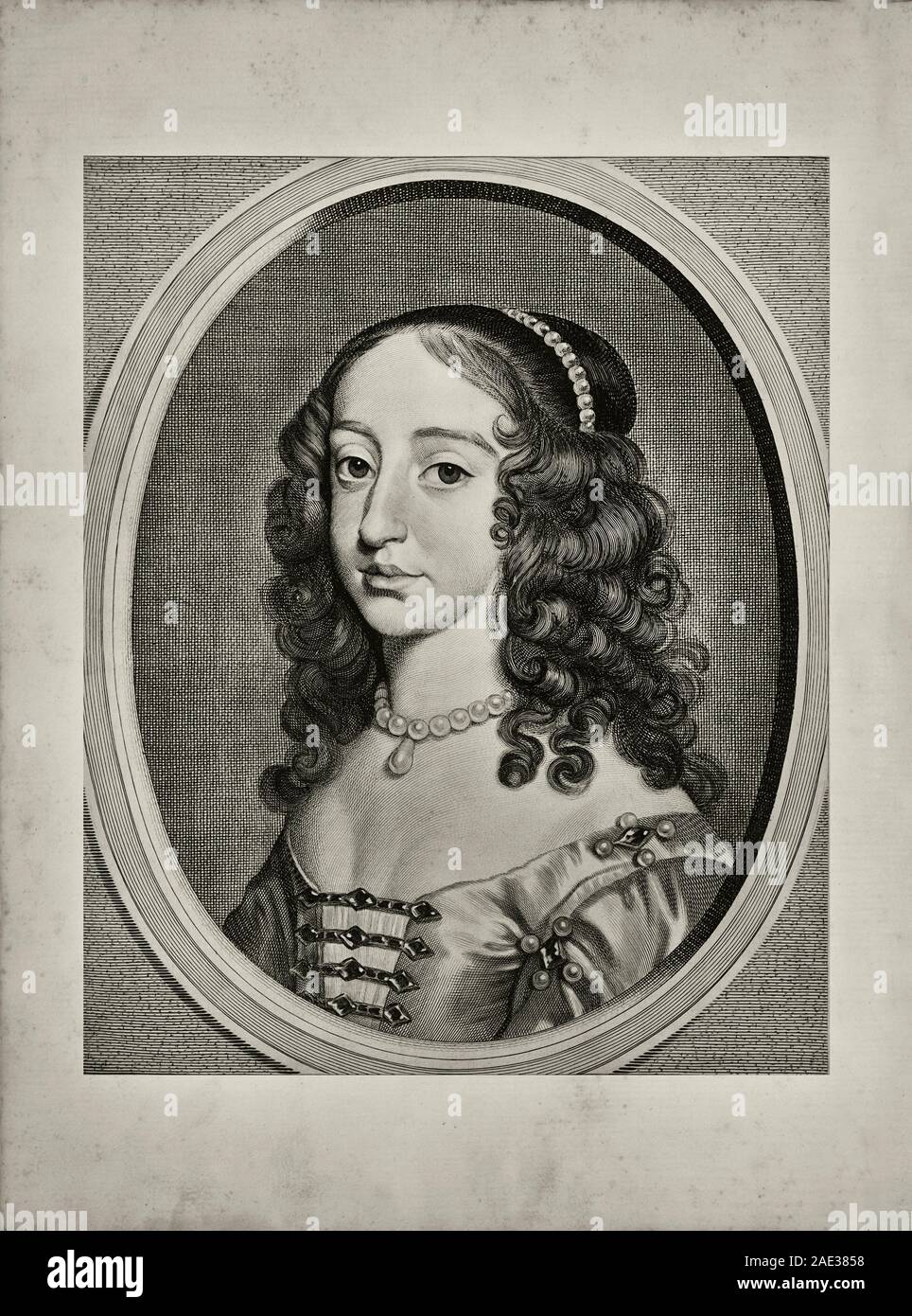 Mary, Princesse royale (Henrietta Marie ; 4 Novembre 1631 - 24 décembre 1660) fut Comtesse de Nassau par mariage avec le Prince William II, et co-régent de h Banque D'Images