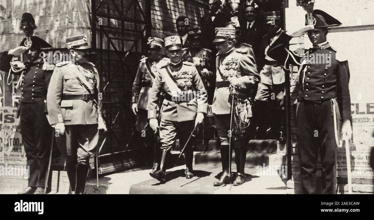 Victor Emmanuel III (Vittorio Emanuele III, 1869 - 1947) était le roi d'Italie à partir de 1900 jusqu'à son abdication le 9 mai 1946. En outre, il a occupé le Banque D'Images