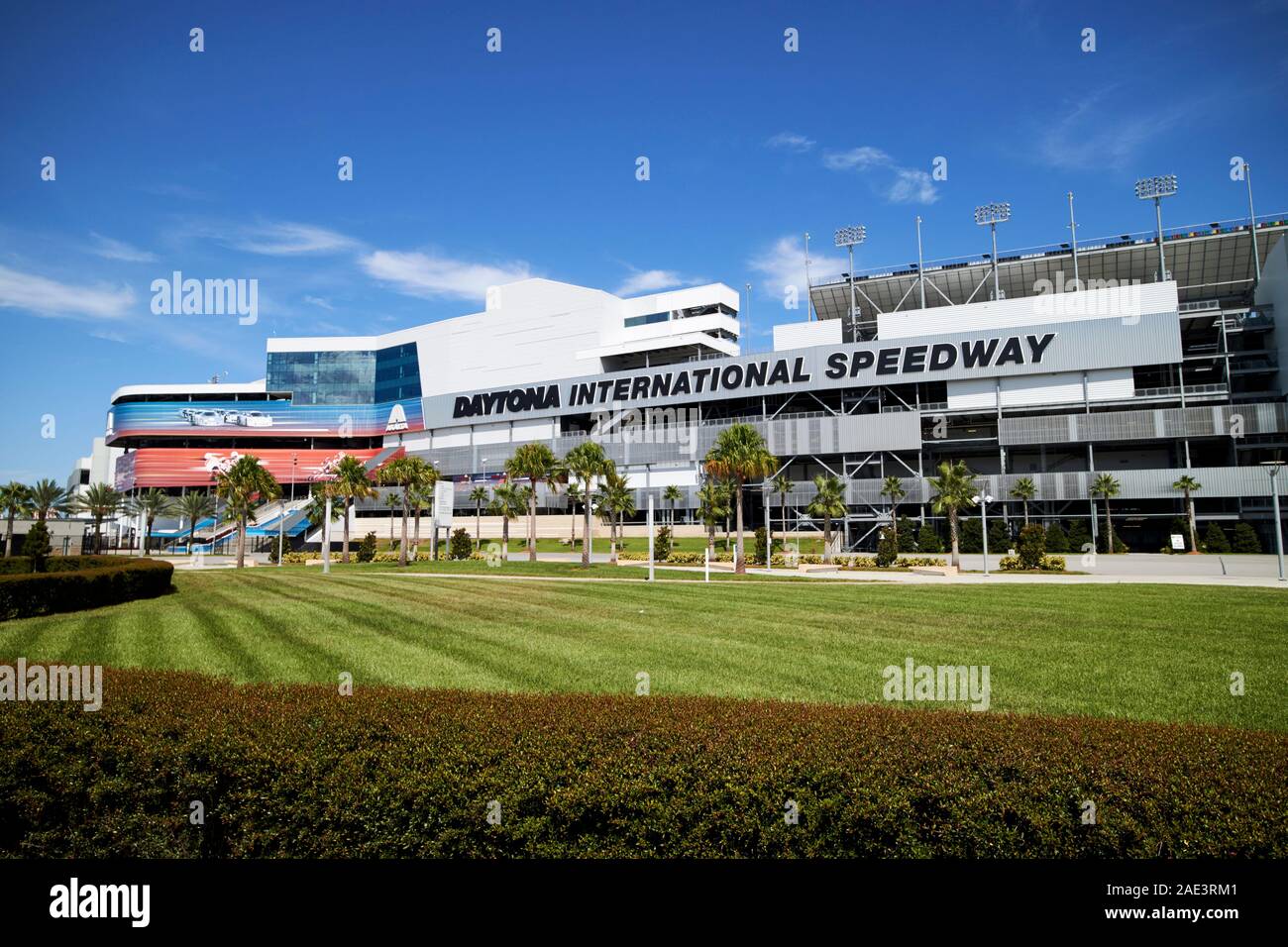 Le circuit Daytona International Speedway en Floride usa Banque D'Images