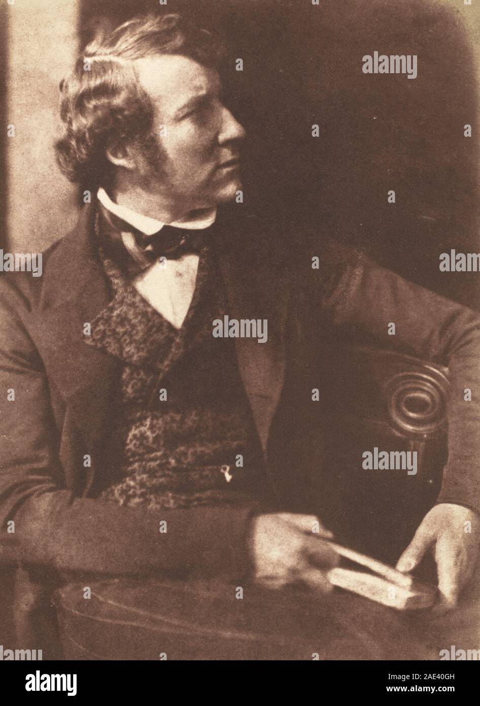 John Stuart-Wortley, 2e baron Wharncliffe ; entre 1843 et 1847, maintenant  David Octavius Hill et Robert Adamson, John Stuart-Wortley, 2e baron  Wharncliffe, 1843-1847 Photo Stock - Alamy
