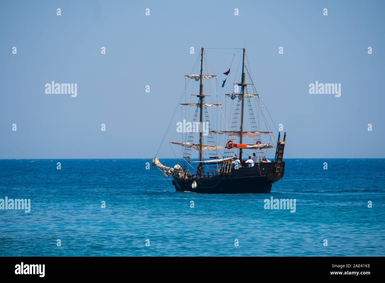 Bateau pirate Banque D'Images