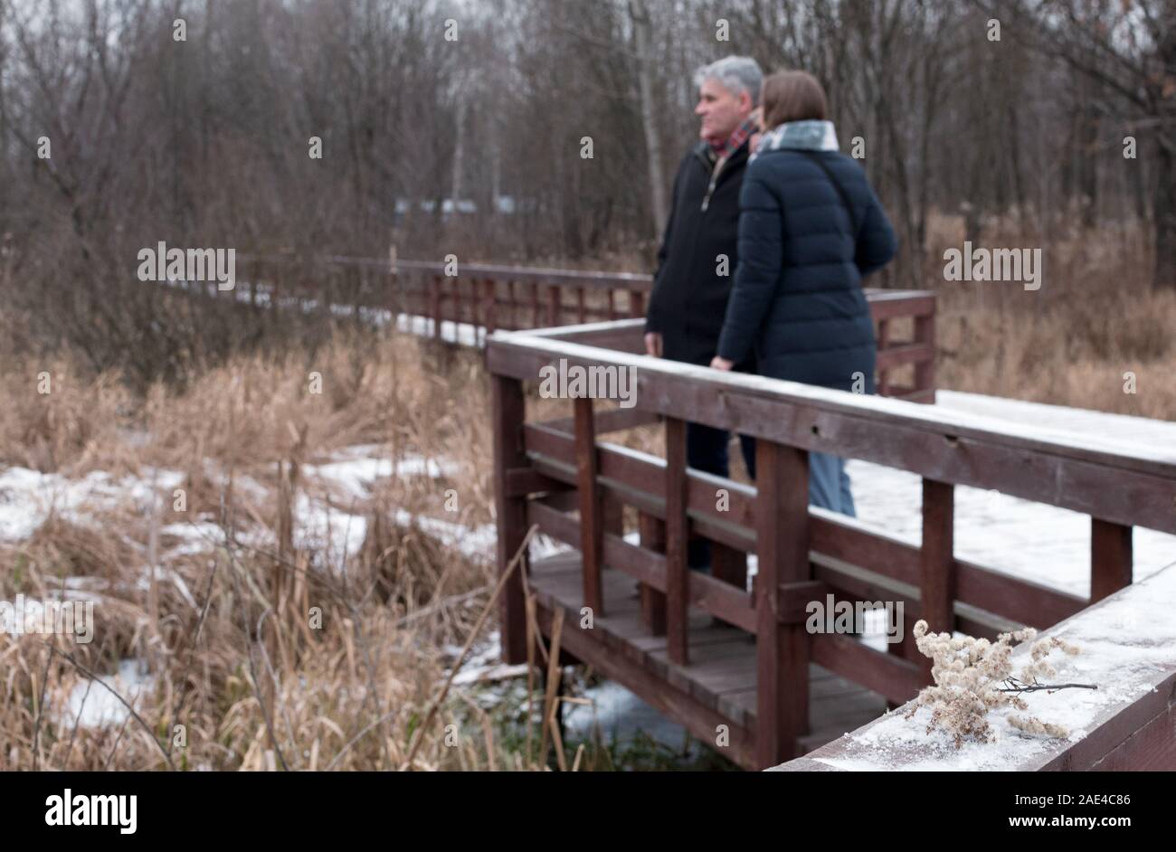 Première neige attendu Banque D'Images