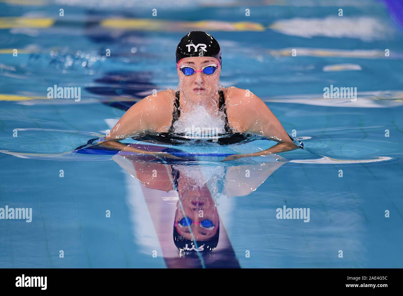 Glasgow, Royaume-Uni. 06 Dec, 2019. Molly Renshaw (GBR) participe au 100m brasse Femmes demi-finale 1 de 2 au cours de la troisième journée de la LEN European Short Course du Championnat de natation 2019 A Tollcross International Swimming Center le Vendredi, 06 décembre 2019. GLASGOW EN ÉCOSSE. Credit : Taka Wu/Alamy Live News Banque D'Images
