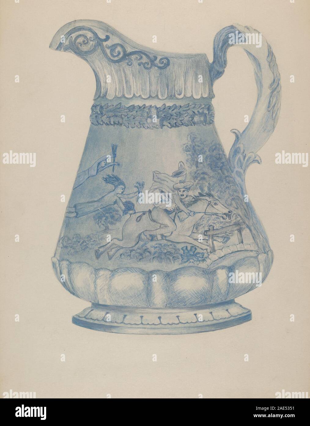 Pichet de bière ; vers 1936 date à Florence Stevenson, Beer Pitcher, c 1936 Banque D'Images