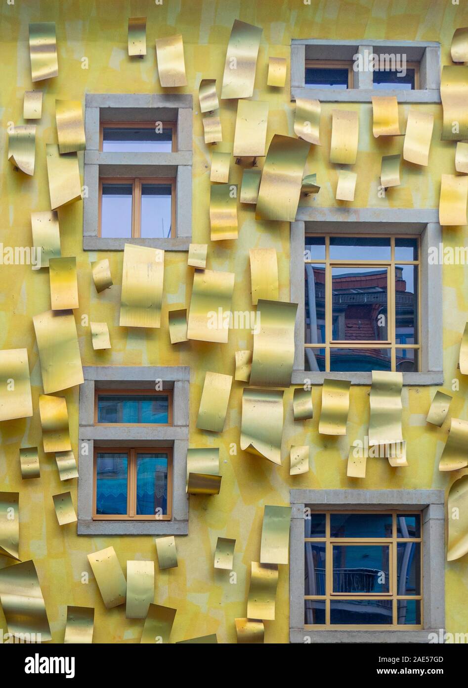 Passage de la cour Kunsthof éléments dans Neustadt Dresden Saxe en Allemagne. Banque D'Images