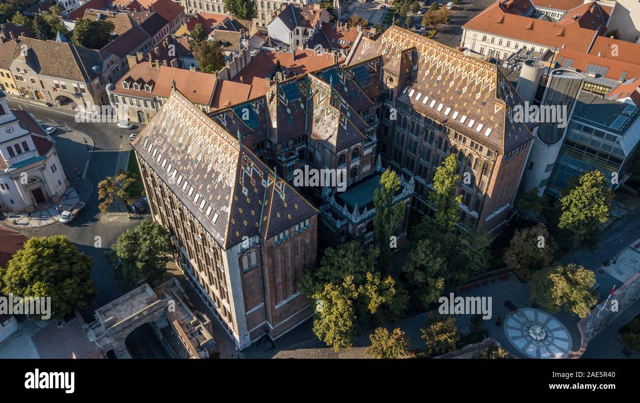 Archives nationales de Hongrie, Budapest, Hongrie Banque D'Images