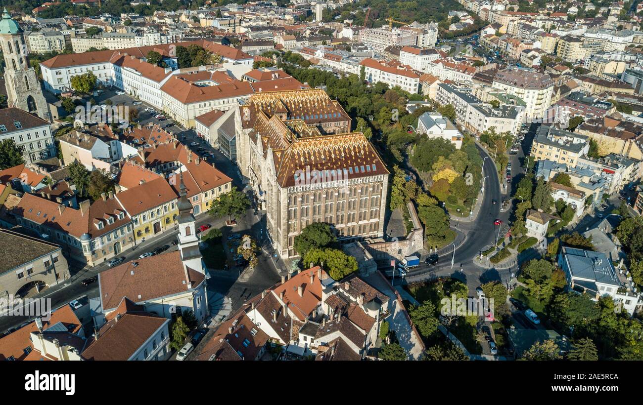 Archives nationales de Hongrie, Budapest, Hongrie Banque D'Images