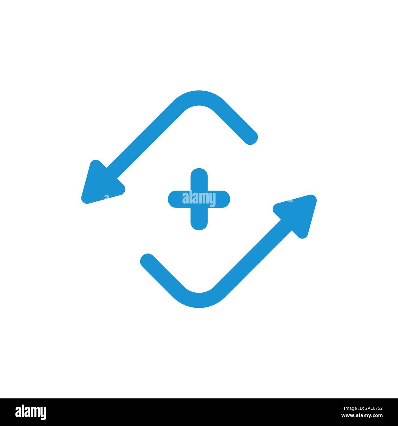 Flèches vecteur symbole cercle cible Illustration de Vecteur