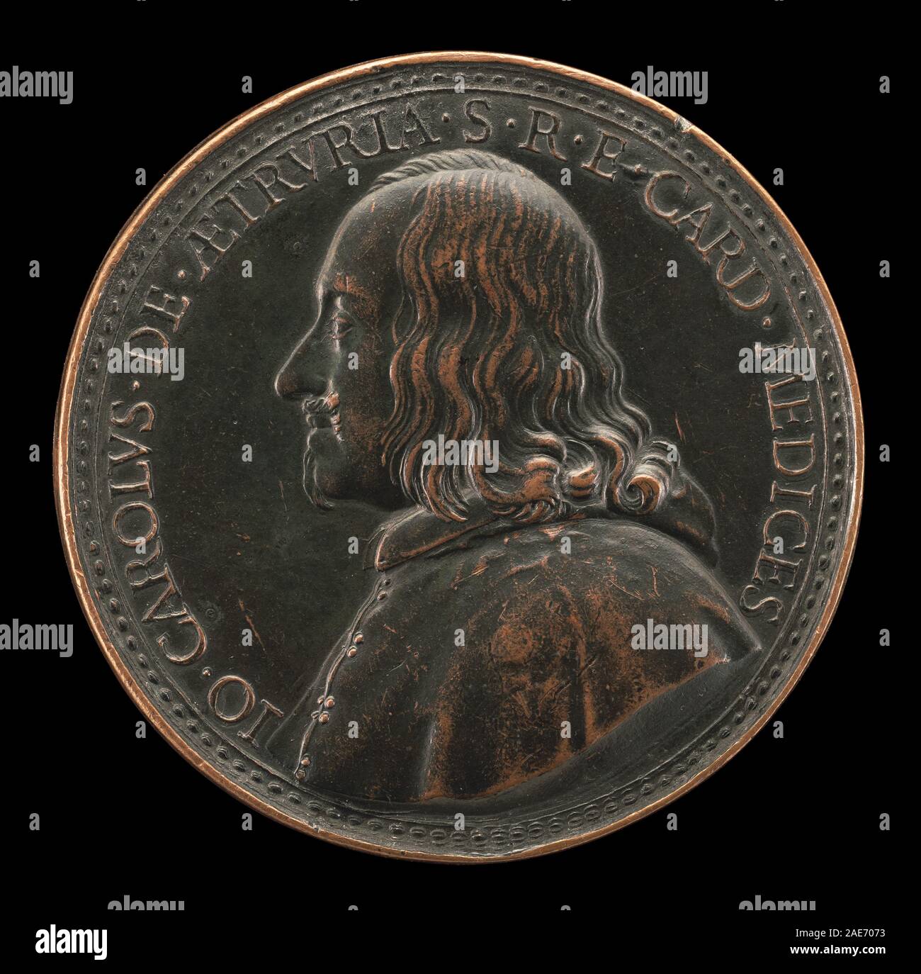 Giovanni Carlo de' Medici, 1611-1663, le Cardinal 1644 Avers] ; [1740date Antonio Francesco Selvi, Giovanni Carlo de' Medici, 1611-1663, le Cardinal 1644 (1740), avers Banque D'Images