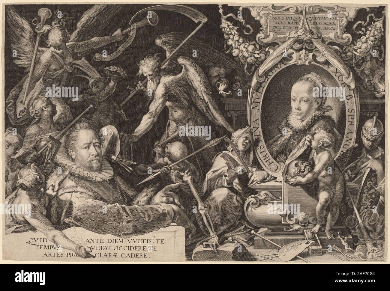 Bartholomaeus Spranger et feu sa femme Christina Muller ; c. 1600 Aegidius Sadeler II, après Bartholomaeus Spranger, Bartholomaeus Spranger et feu sa femme Christina Muller, c 1600 Banque D'Images Bartholomaeus Spranger et feu sa femme Christina Muller ; c. 1600 Aegidius Sadeler II, après Bartholomaeus Spranger, Bartholomaeus Spranger et feu sa femme Christina Muller, c 1600 Banque D'Images