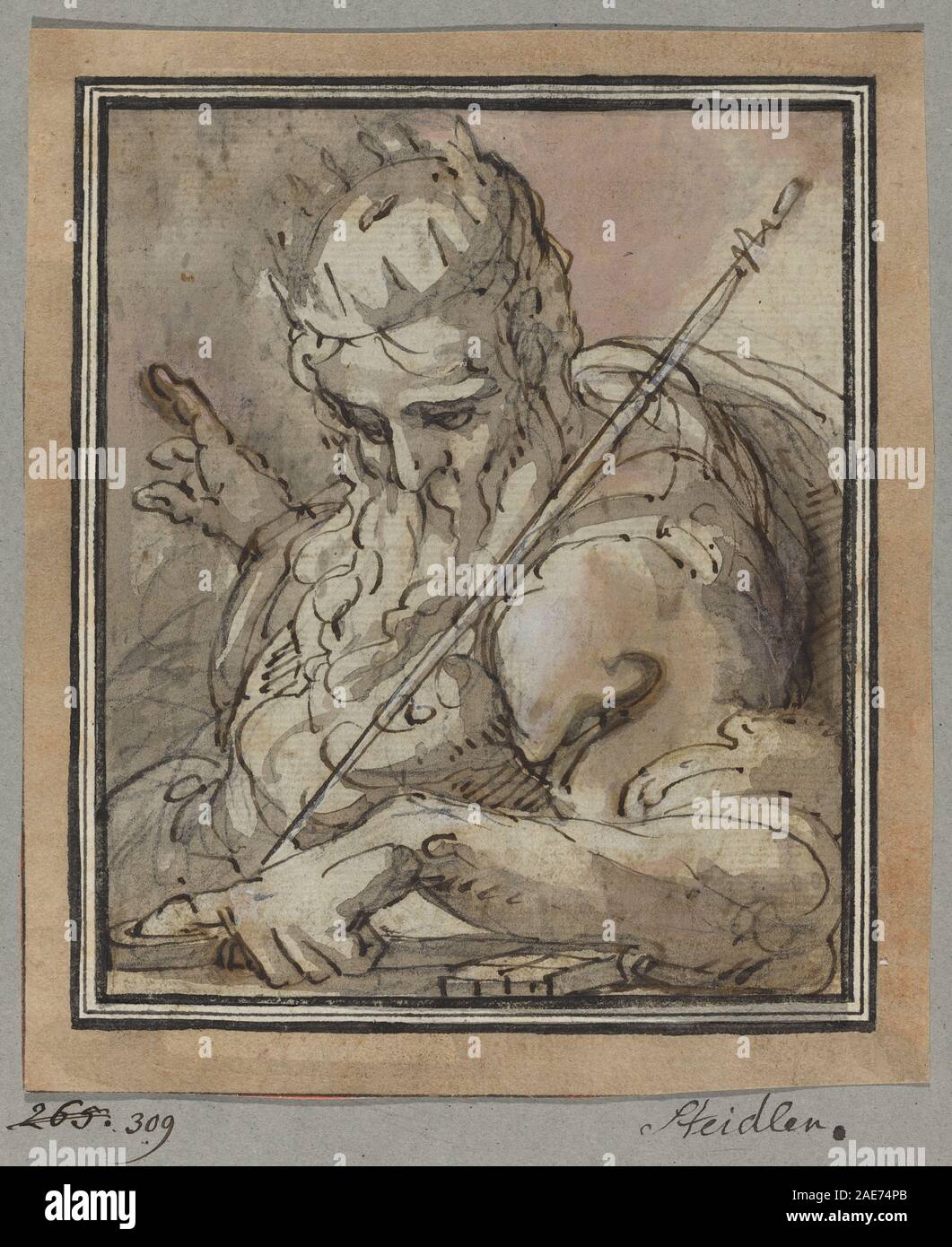 Janus ; c. 1600 attribué à Hans Steidlin, Janus, c 1600 Banque D'Images Janus ; c. 1600 attribué à Hans Steidlin, Janus, c 1600 Banque D'Images
