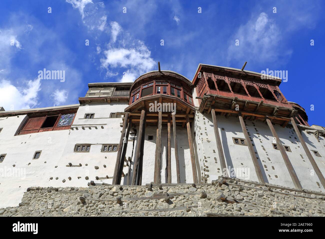 Fort Baltit vallée Hunza au Pakistan. Banque D'Images